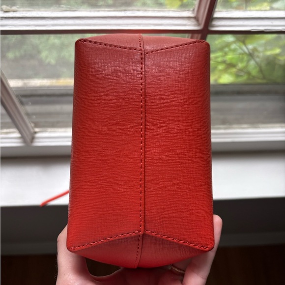 Mansur Gabriel Mini Mini Bucket in Papaya w/ Proof of Purchase - Picture 9 of 11